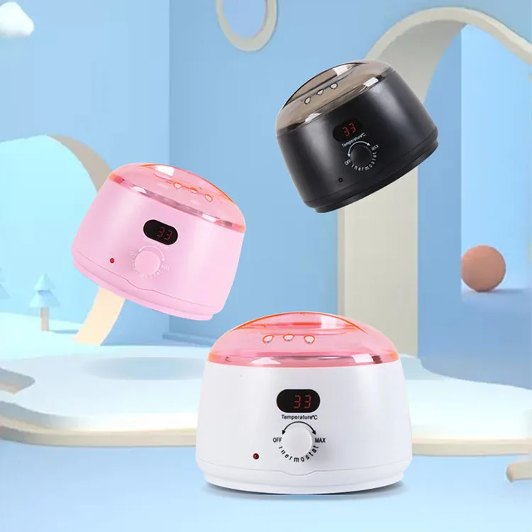 led heated wax melt machine custom logo effective hair remover wax warmer kit wholesale