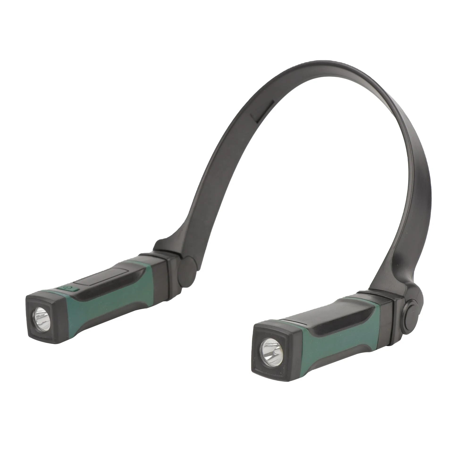 Detachable Emergency neck light 220lm AA dry battery operarted dual flashlight worklight  car repair led work light
