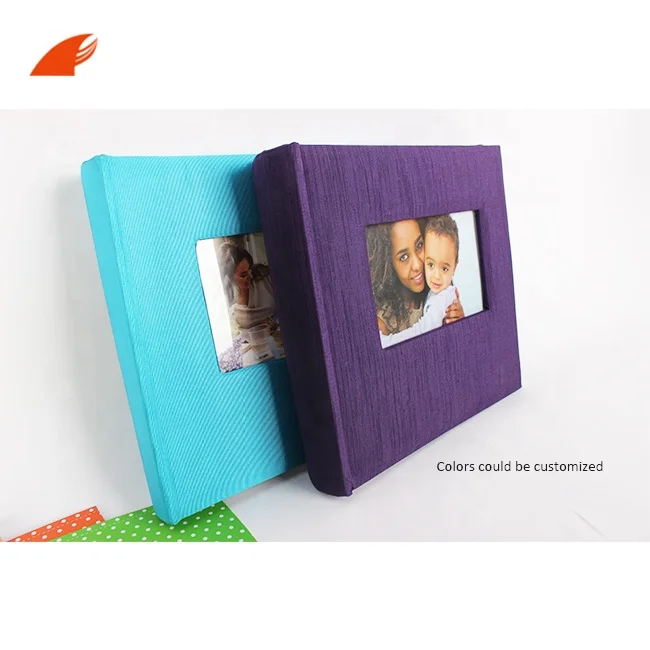 8 X 8 IN  Post bound scrapbook Fabric photo album PP leaflets  album Crystal stone Professional handmade