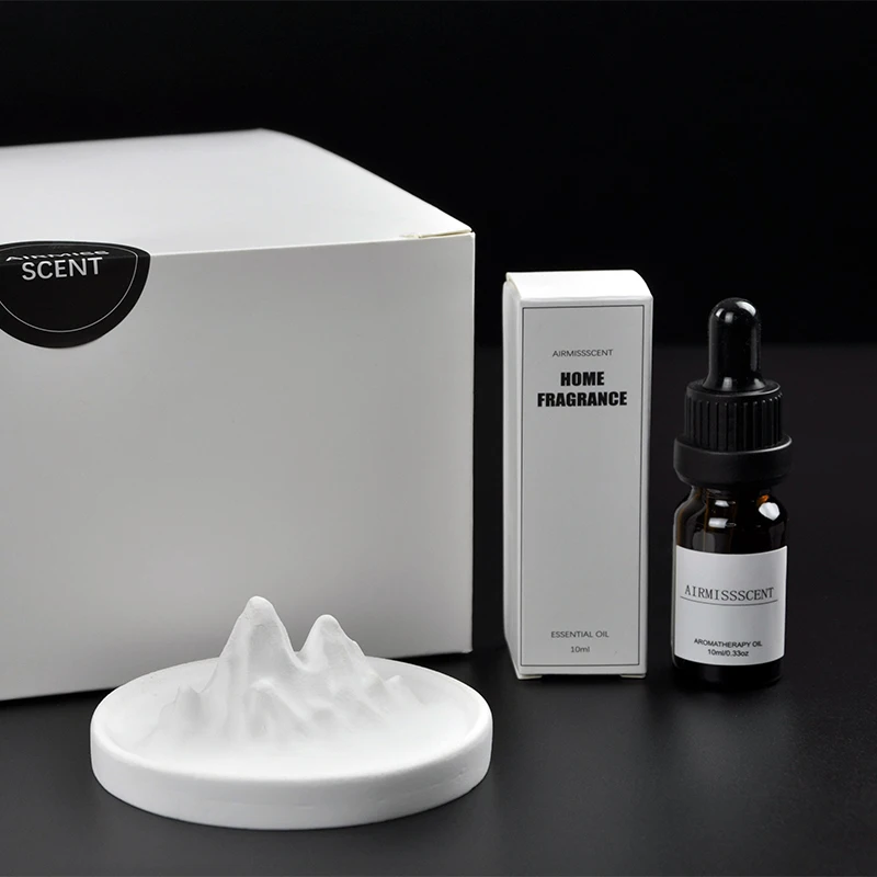 Air Miss Unique Design Ceramic Stone Chinese Landscape Ornament  Essential Oil Diffuser Stone