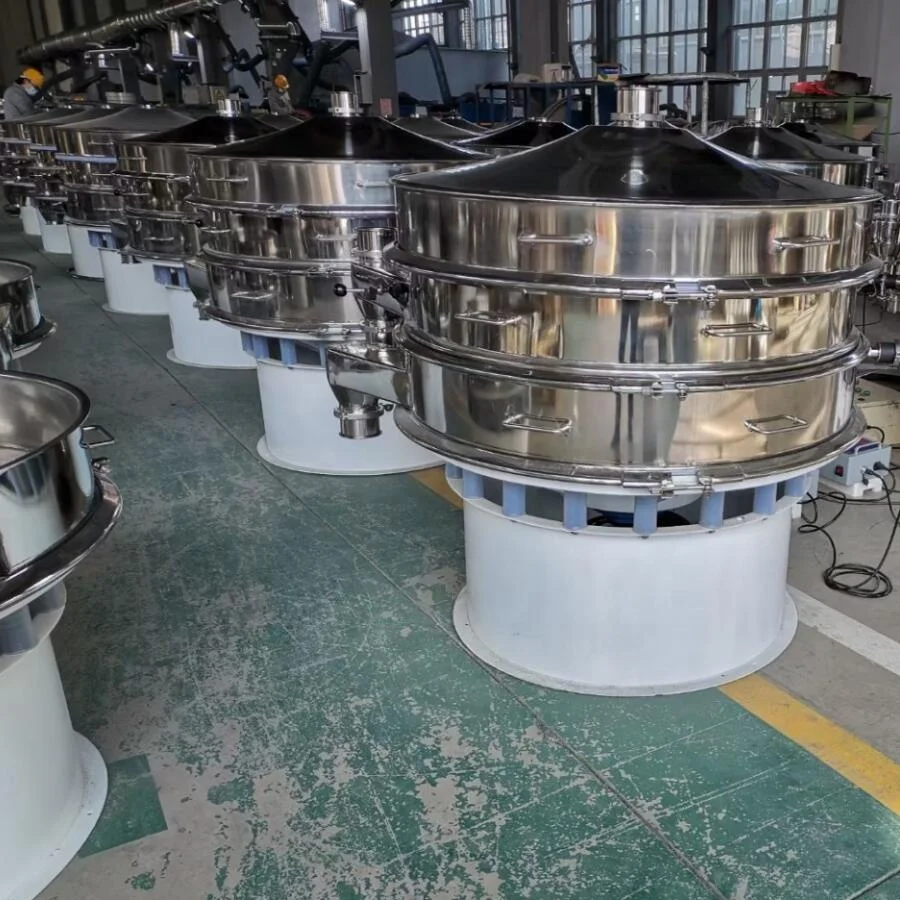 Fine Mesh Starch Flour Vibratory Screening Sieve Machine