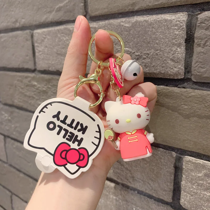 2024 High Quality Sanrio Hello Kitty Keychain Women Girl Bag Car Key chain under dollar Hello Kitty Accessories kawaii