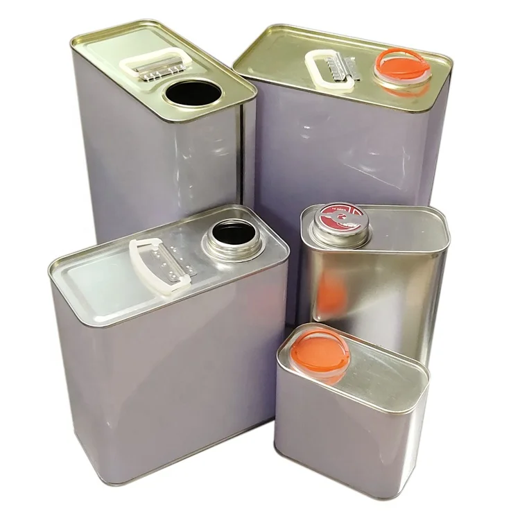 chemical 0.5 1 2 3 4 5 litre F-style tin can for paint glue oil packaging