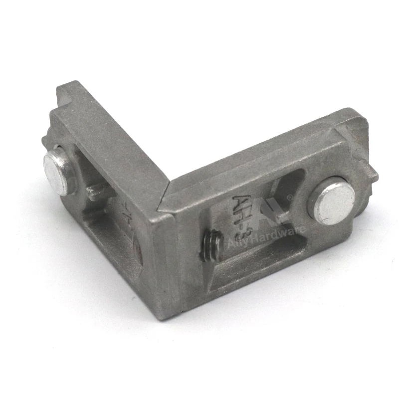 China supplier 90 degree die cast aluminum door window corner joint