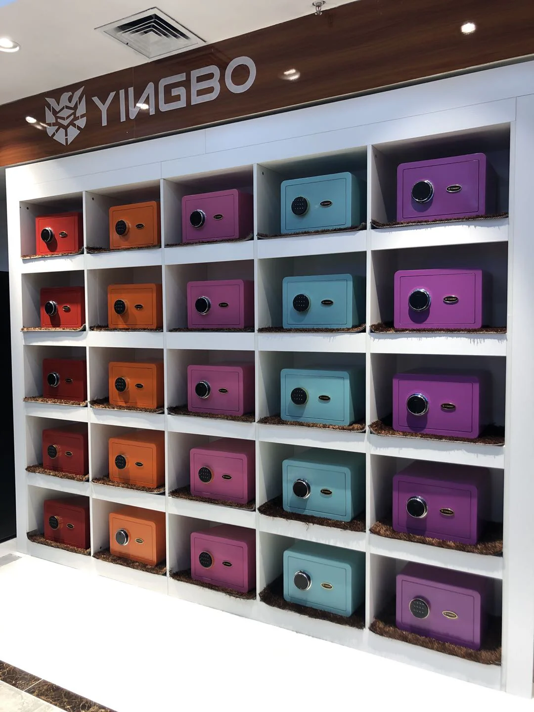 
Yingbo Electronic Digital solid steel hotel safe boxes 