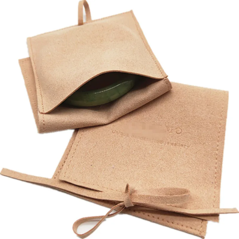 
jewellery packaging bags manufacture Custom wholesales Jewelry Envelope bag Suede Microfiber Pouch Jewelry 