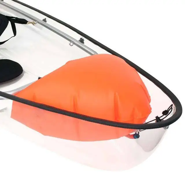 Shoufang  Hot Sale Transparent Polycarbonate Kayak Clear Bottom Boat Crystal Canoe with 2 Seats