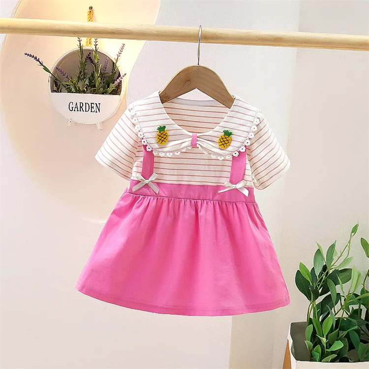 High Quality Infant Made In China Infant Clothes Patterns Baby Knitting Summer Dress