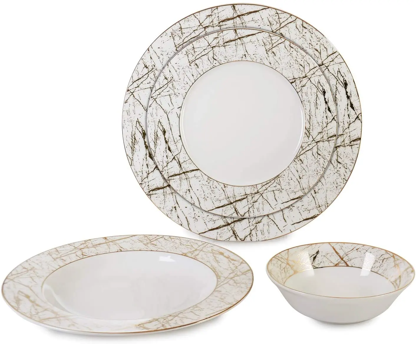 24pcs porcelain  dinnerware sets /tableware set service  for 6