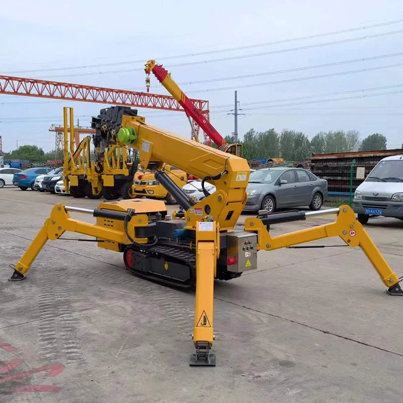 8T drive spider crane Hydraulic Crane Mobile Crane For Construction Works