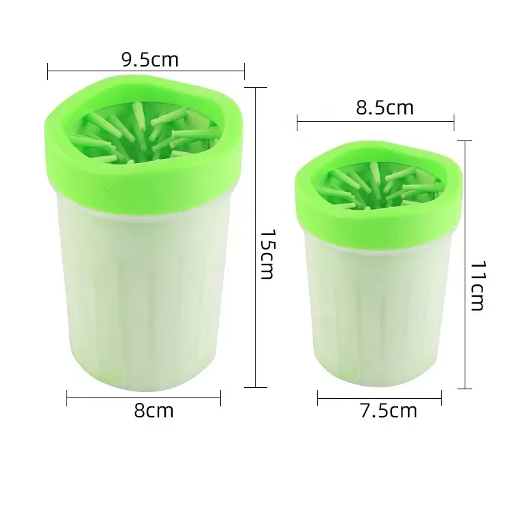 Custom silicone eco-friendly portable different sizes cup outdoor mud buster dog pet dirty paw foot washer