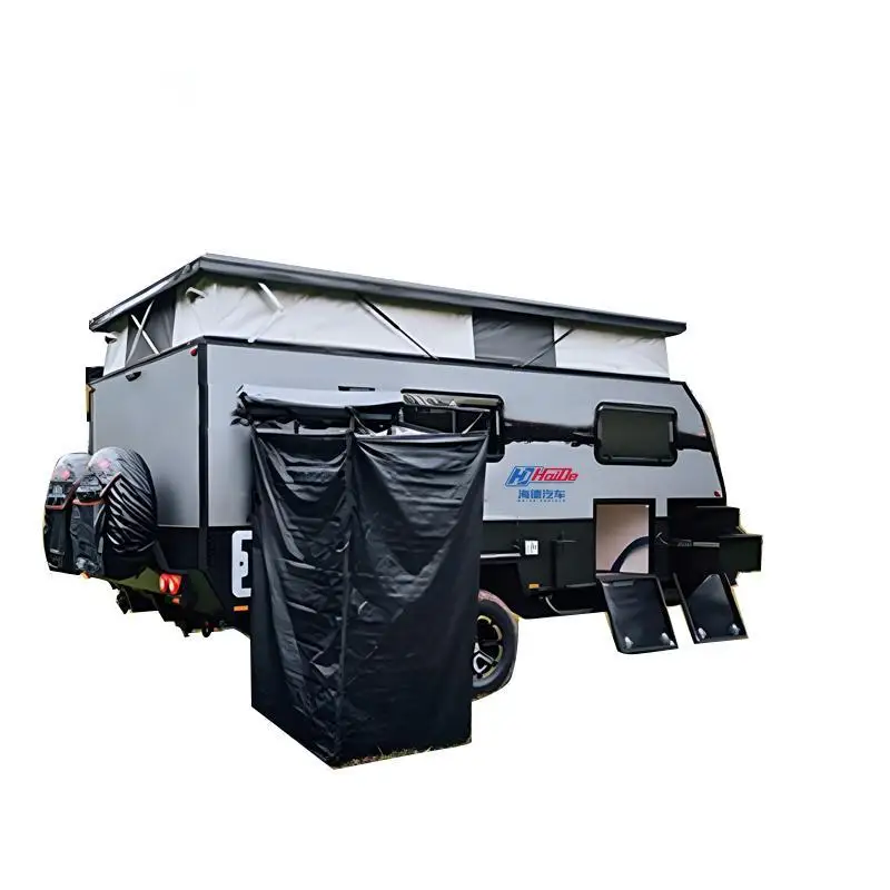 Camper Trailer Caravan for Travel Off-Road Travel Camper Trailer Good for Camping and Truck