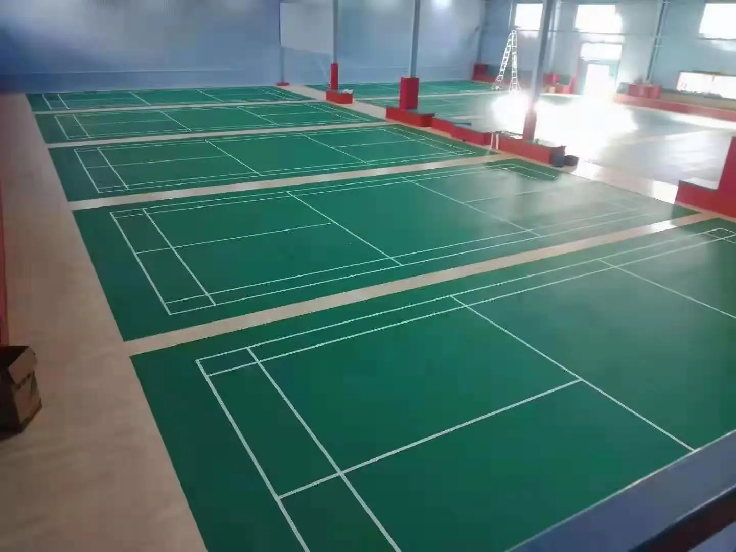 Same level quality foldable badminton gerflor taraflex sports flooring