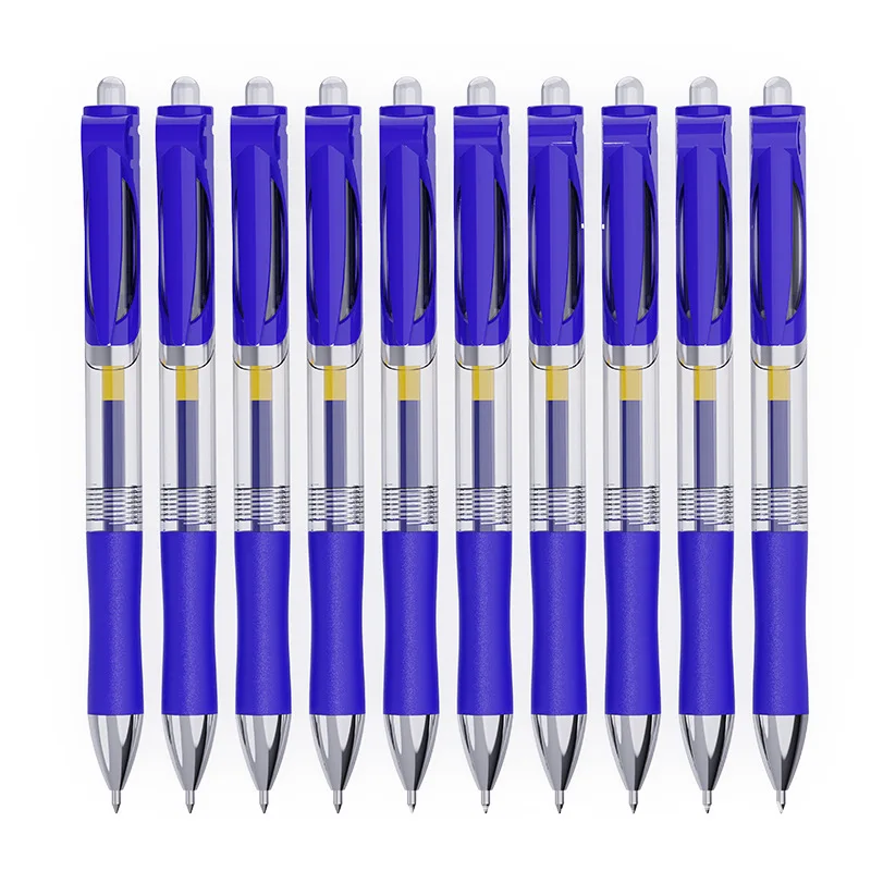 Factory wholesale K35 Press gel pen 0.5 Bullet large capacity carbon signature roller ball pen refill student stationery_9