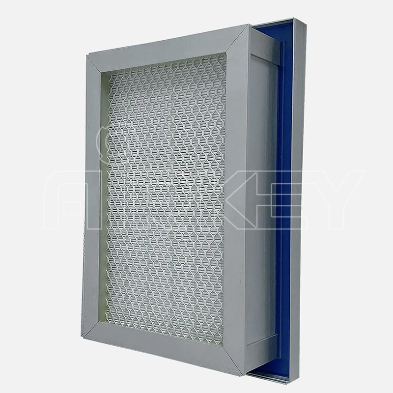 High Efficiency H13 H14 Hepa Filter 99.995%@0.3μm for Modular Cleanroom