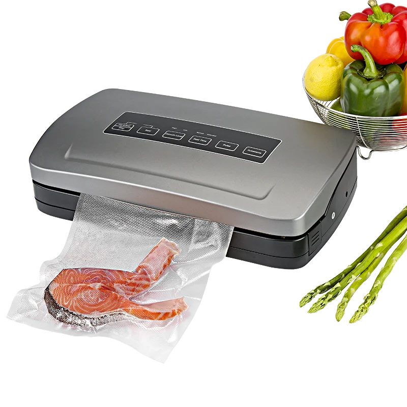 Hot Selling Durable Household Use Vacuum Sealing Machine Food Vacuum Sealer with Bag roll storage