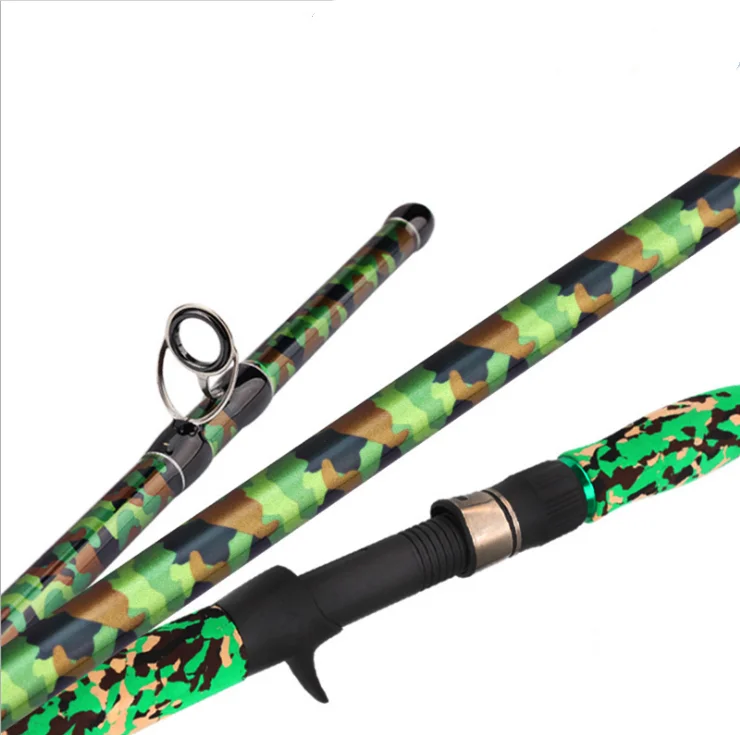 2 Sections Extra Heavy Power Spinning Rods 2.1M  2.28M  2.4M Camouflage XH Power Graphite Carbon Fiber surfcasting Rods