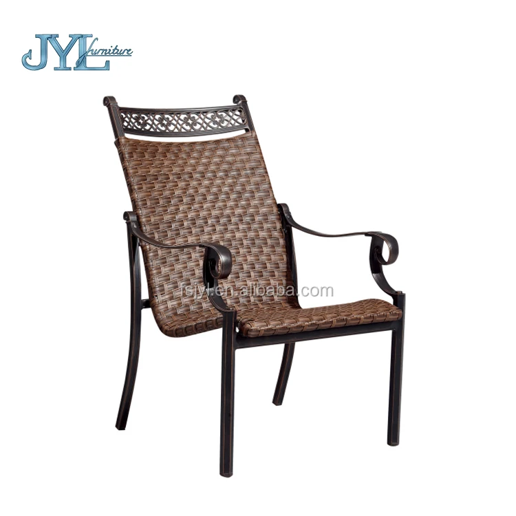 Manufacturer Outdoor Furniture Seating Modern Leisure Metal Garden Chair Restaurant