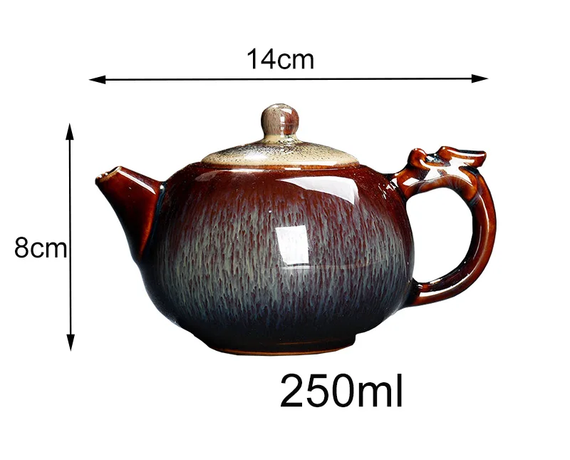 Exquisite Star Glaze Teapot 250ml Ceramic Kung Fu Tea Pot Tea Kettle Tea Set Porcelain Teapot Traditional Chinese Teaware