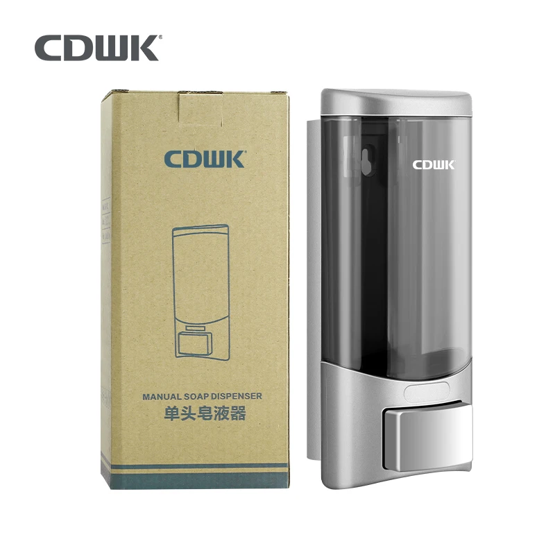 500ml Bathroom Accessory Manual wholesale Liquid Soap Dispenser for kitchen hotel CD-1023A