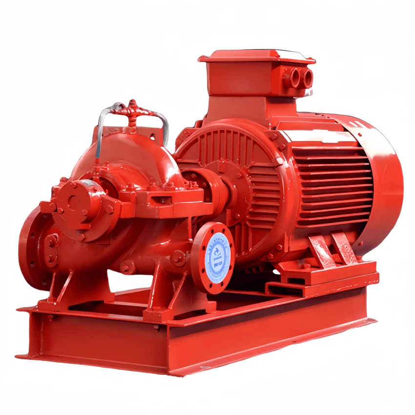 Centrifugal double suction pump diesel engine driven durable multifunctional fire pump OME