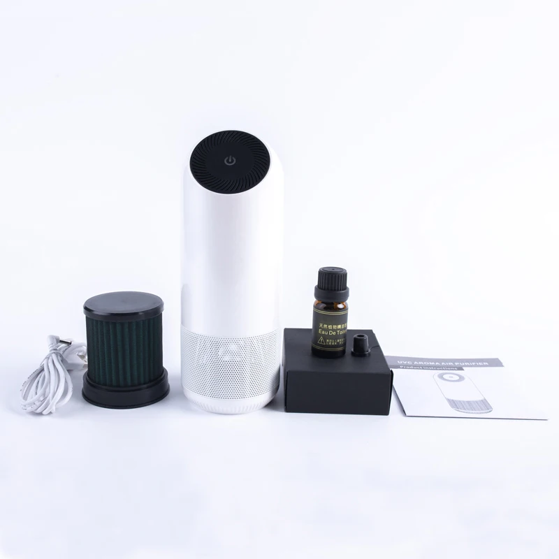 TAESANO 2021 With Cheap Price Smart And Portable Ionizer Mini Personal Filter Iones Ionizer UV Air Purifier For Bus In- Car