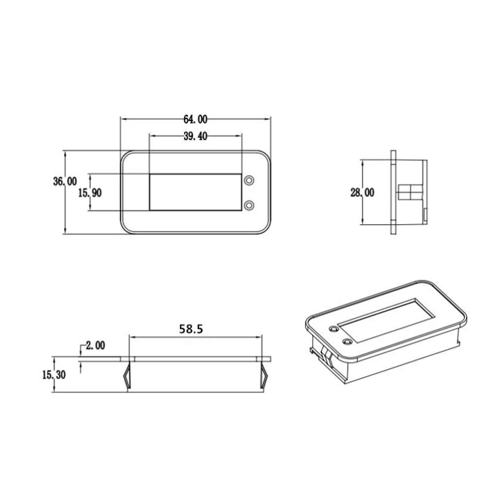 Тестер емкости литиевых батарей Taidacent, водонепроницаемый, 72 В, 60 в, 48 В, 24 В, 12 В