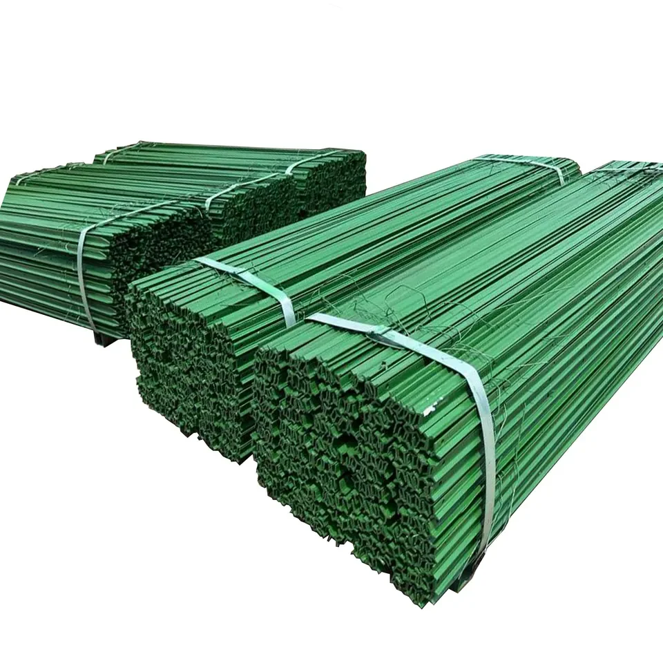 Factory Cheap Price Black Steel Fence Post / Y Fencing Pole / Star Picket With Cattle Fence