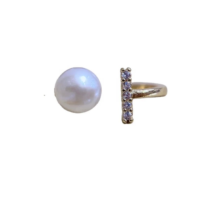 2021 New Fashion 6-6.5mm Classic Pearl Rings For Women Classic Pearl Jewelry