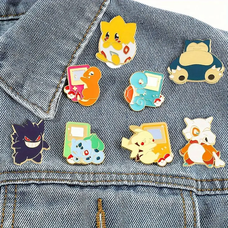 Manufacturer Metal Pins Supplier Glitter Brooch Anime Hard Enamel Pin Soft Lapel Badge Manufacturer Custom Enamel Pin