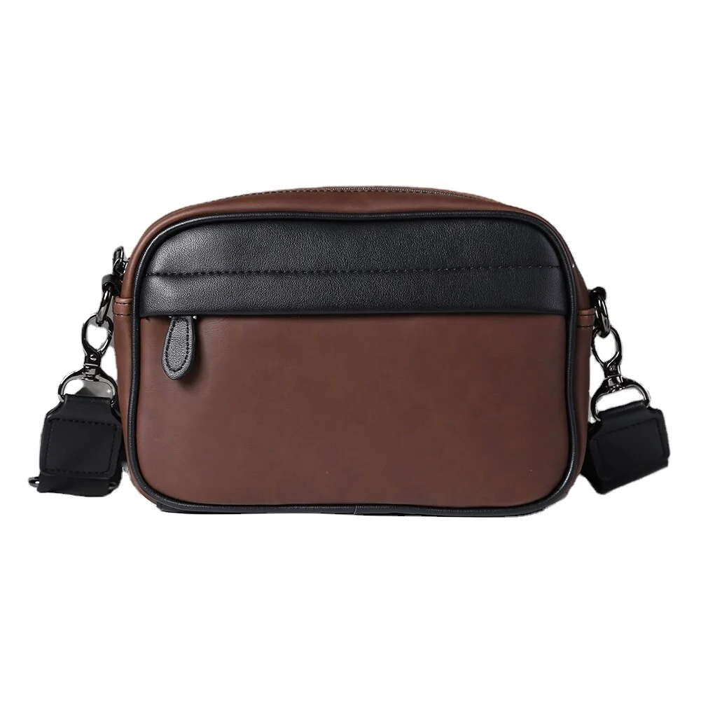 wholesale custom man crossbody bag office business handmade leather mens briefcase bag for men
