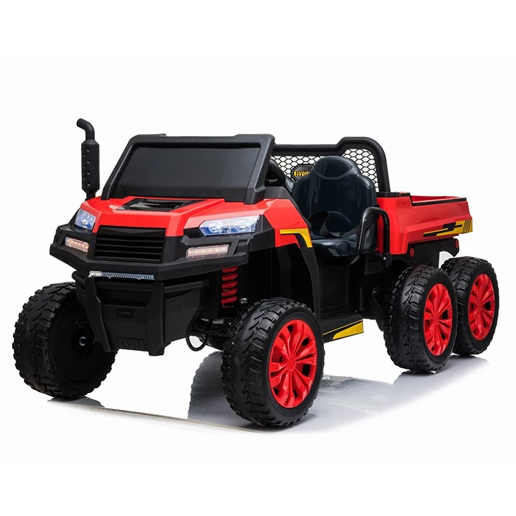 24V Battery 4 Motors 6-wheel Children Electric Toy Ride On Car Tractor