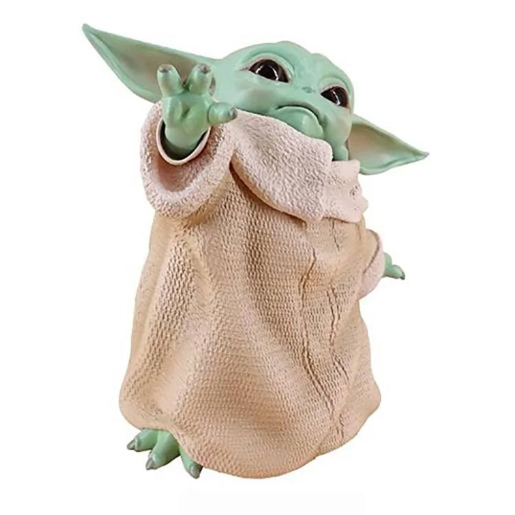 Resin Toy Figure Mandalorian Mold PVC Doll Action Toys Mini Baby Yoda
