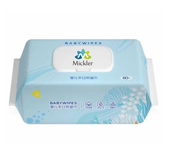 The factory Manufactures High-quality and Cheap Baby Wipes Spunlaced Non-woven Soft Wipes
