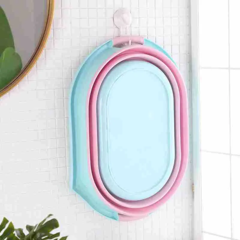 Manufacturer Firect Folding Wash Basin Children Bathtub Oversize Floor-Cleaning Basket Plastic Basin Wash Basin