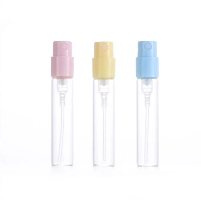 1ml 1.5ml 1.8ml 2ml 2.5ml pocket atomizer glass perfume spray bottle mini small portable perfume glass vial bottle