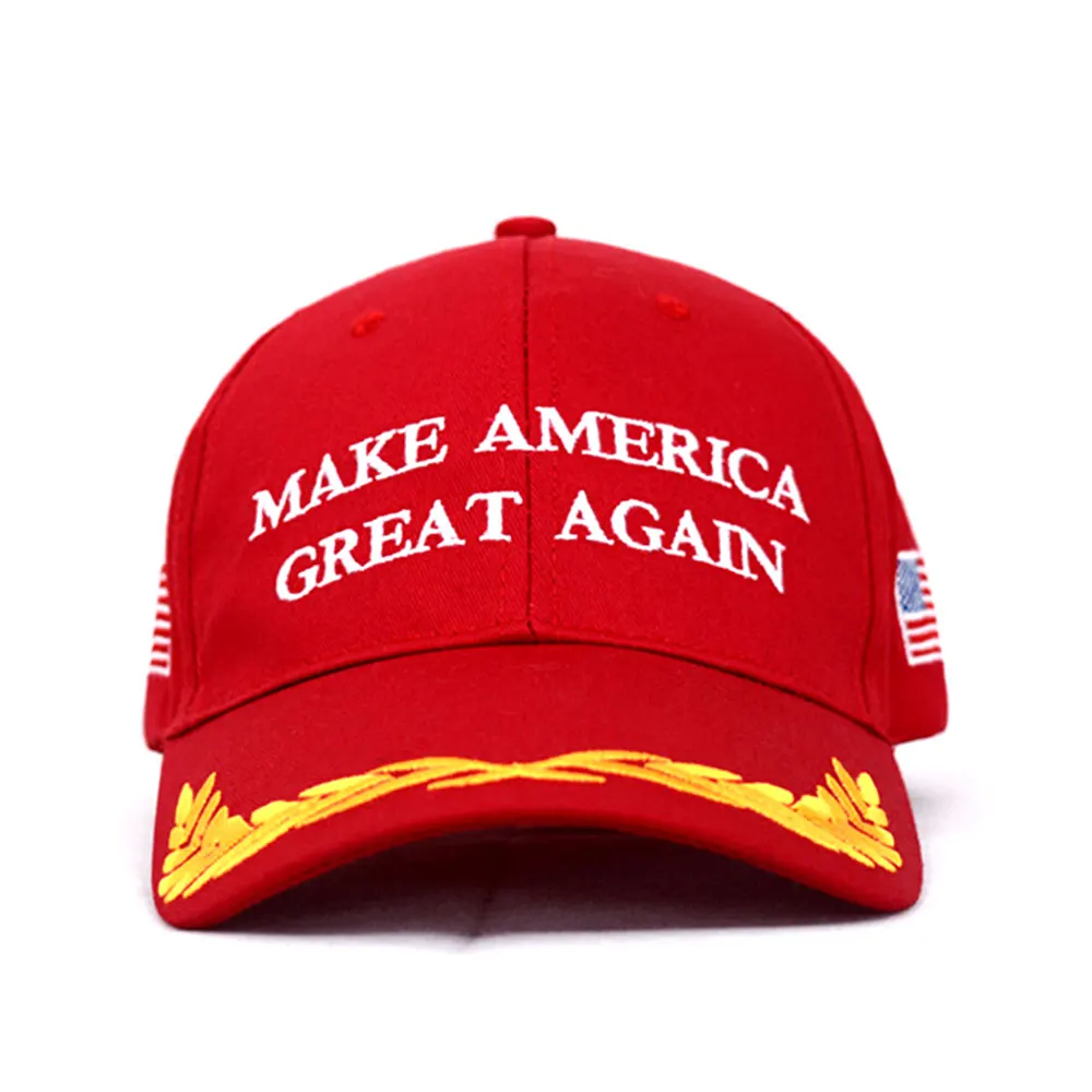Бейсболка с логотипом под заказ спортивные кепки MAGA 2024 бейсбольные вышивкой логотипа хлопковые красные шляпы США