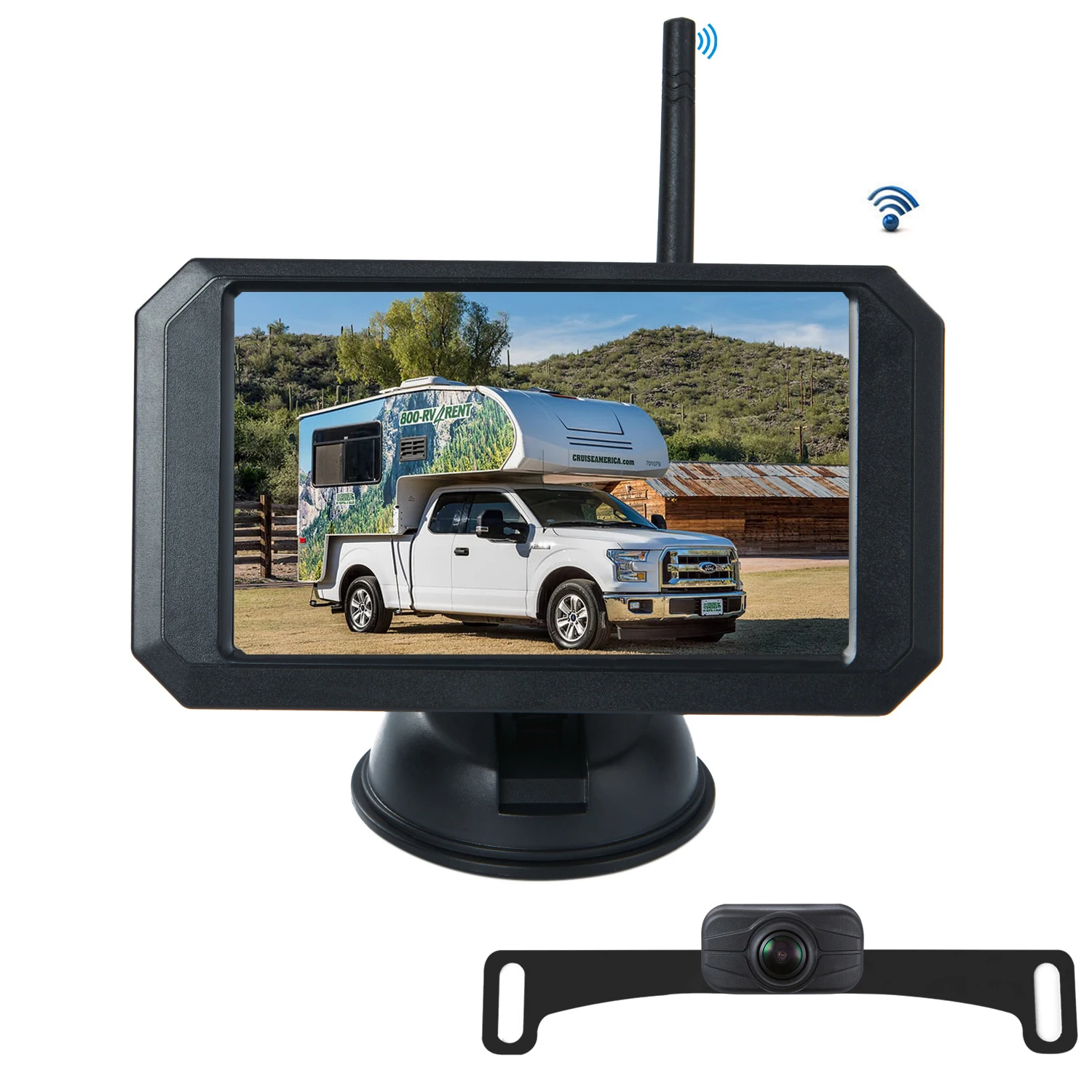 2022 Direct Factory DIY Wireless Car Rear View Camera Back up With 5inch IPS Monitor