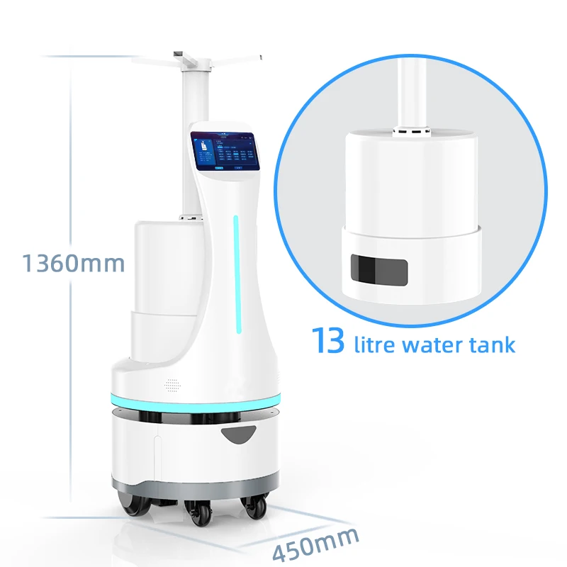 Reeman Automated Spray Disinfection Robot Medical Sterilization And Disinfection System Autonomous Spray Robots