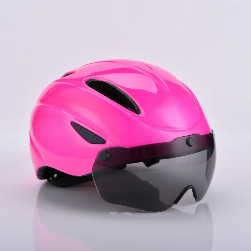 High Quality EPS Adult Mountain Bike Helmet with Detachable Velvet Lining and Goggles High Magnet Safety Bicycle Riding Gear