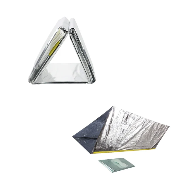 Windproof Rescue Tent Shelter with Outdoor Life-saving Tent Shelter and Gold Survival Tent Shelter