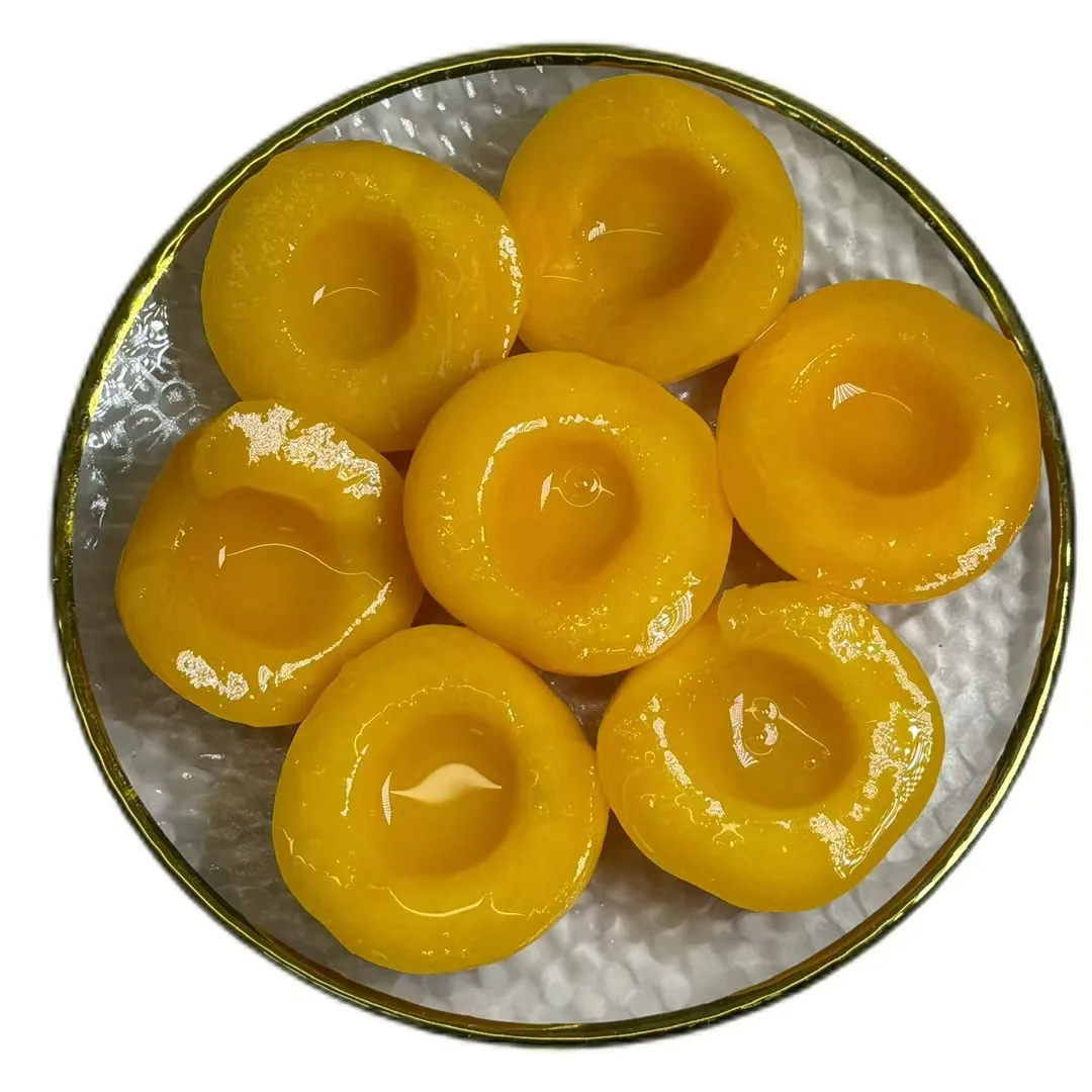 Premium Export-Grade Canned Yellow Peaches in Syrup Freshly Crafted for Baking and Beverage Preparation