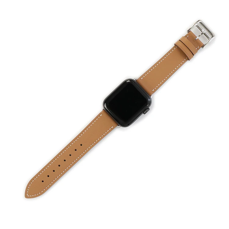 Handmade First Layer Genuine Leather Wrist Band for iPhone Watch Band Leather