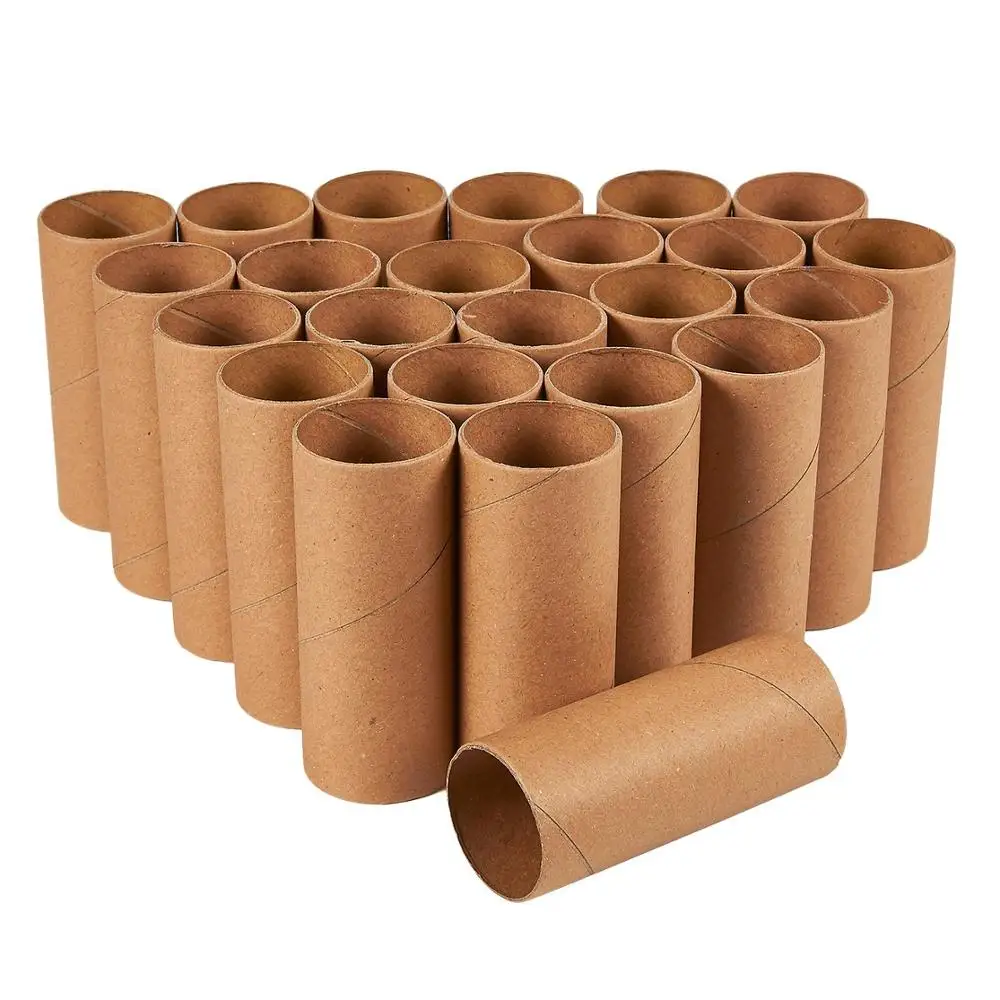China Factory bath paper tube  Recyclable Tube Packaging Kraft Paper Packaging Toilet Paper Tube