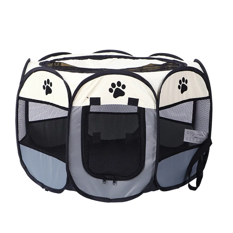 Better Price Indoor Pet Tent Oxford Cloth House Pet Delivery Room Fence for Dog Cat Puppy Pet Tent Dog House