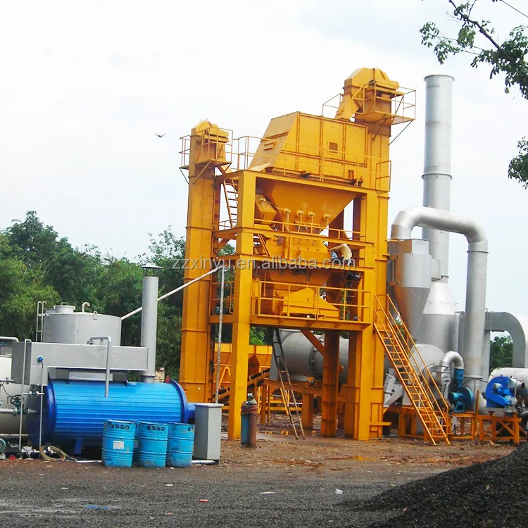 80 t/h Hot Mix Asphalt Batching Plant Asphalt Recycling Machine