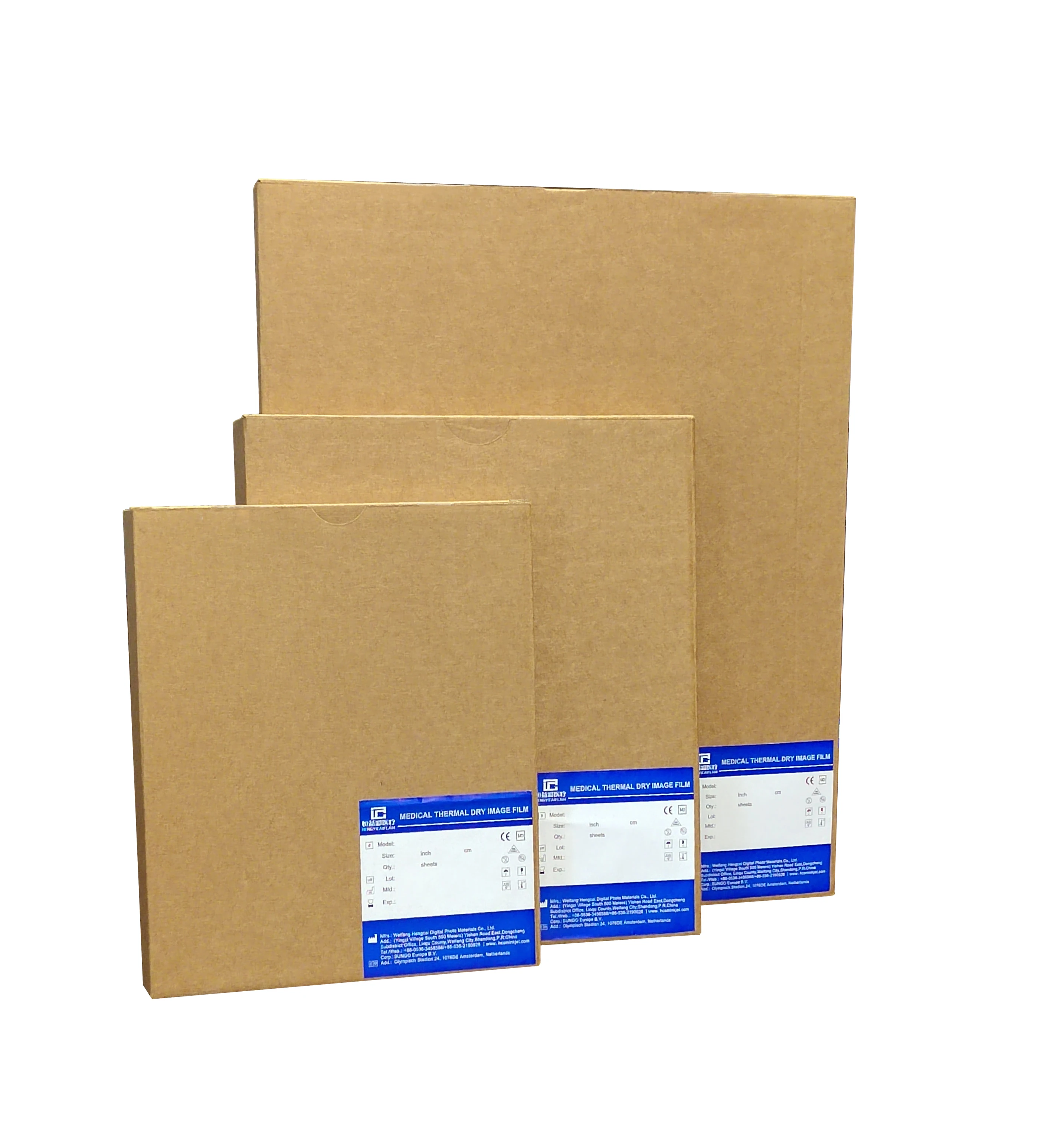 medical thermal dry image film X-ray film for CR/DR/CT/MRI