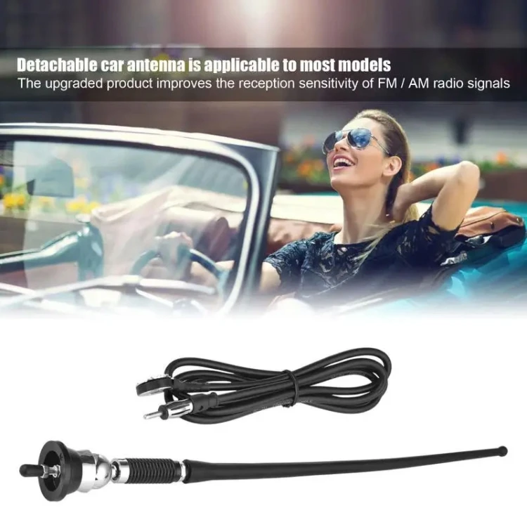 Cheaper price Vehicle Outdoor Antenna Car Radio AM/FM Soft Aerial Suitable for most cars