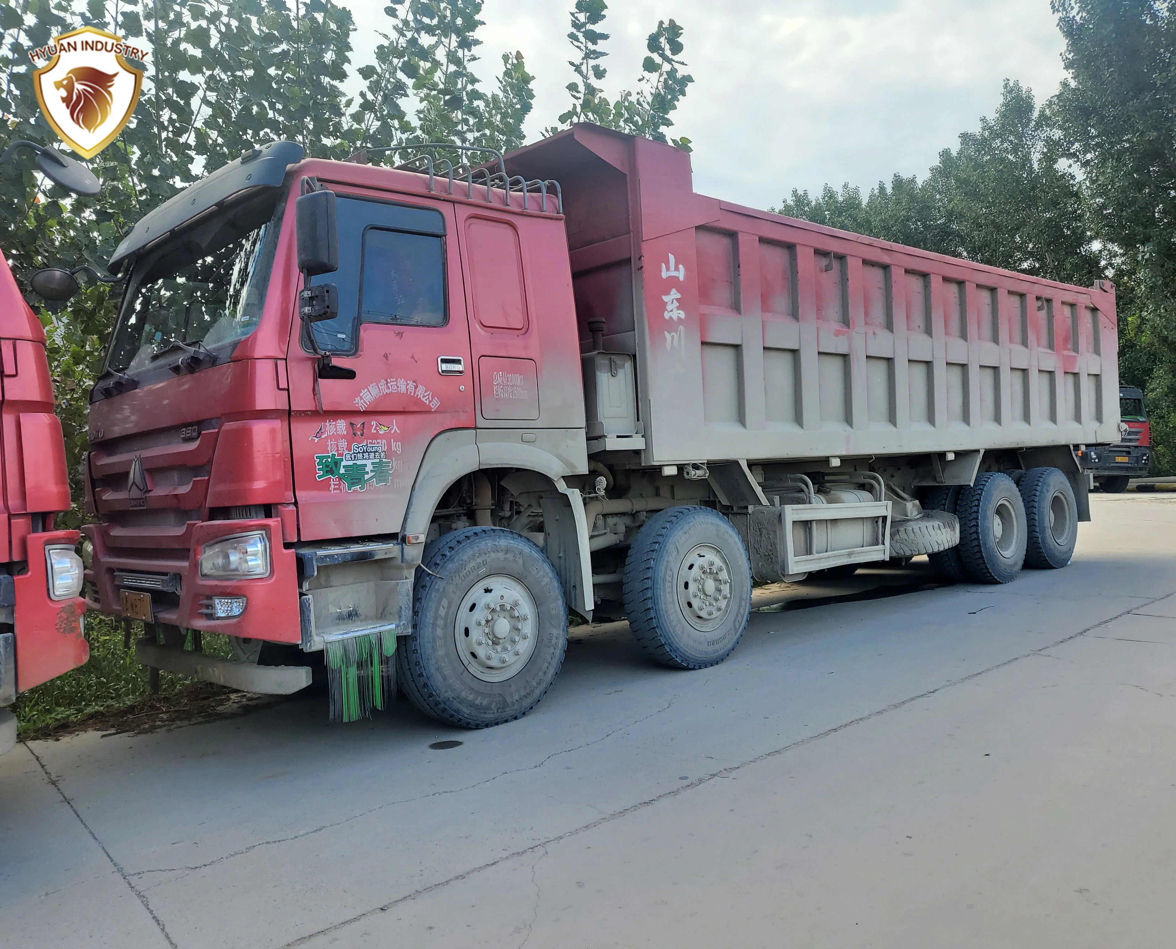 Sinotruk HOWO 8x4 колеса 12 Heavy Duty самосвал