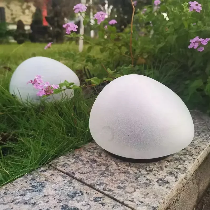 Stone Garden Ornament Solar Ground Light Led Rock Solar Stone Light Decorative Glass Outdoor Waterproof 50 Stone Landscape Ip44